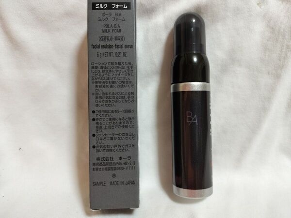 かなりお安いです!使いやすく、!顔の緩みを引き上げます POLA BAミルクフォームサンプル 6g