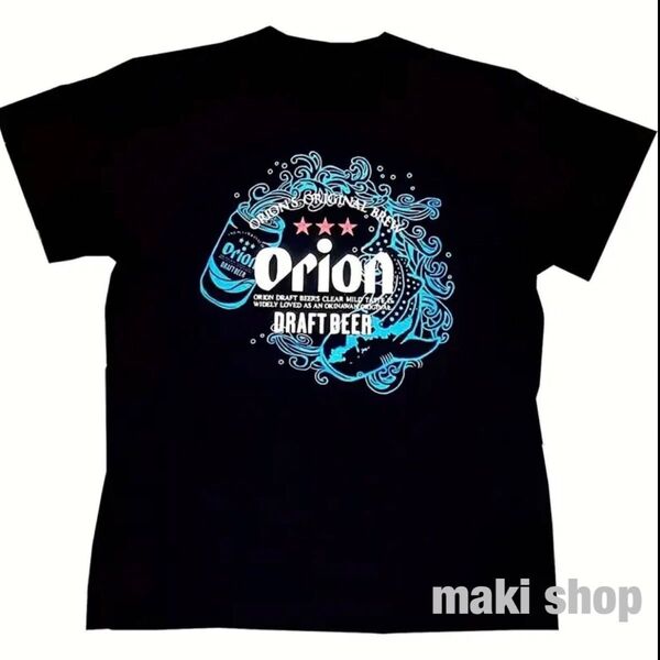 オリオンビール ORION Tシャツ 半袖 サングラス Y2K BIG プリント
