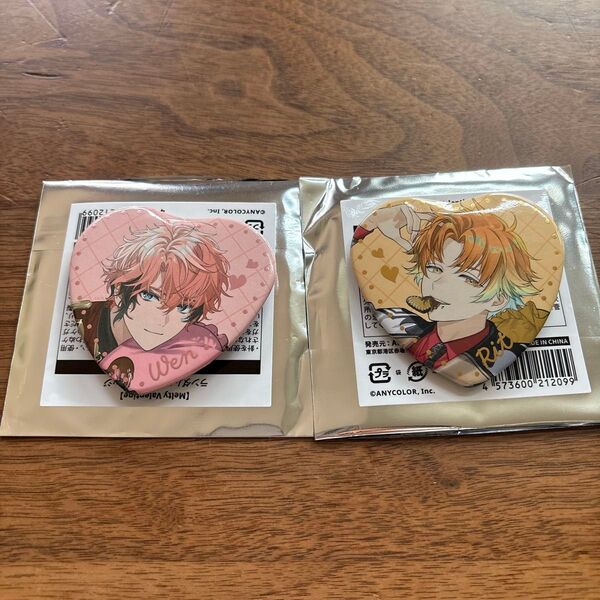 にじさんじ Melty Valentine 缶バッジ 宇佐美 赤城