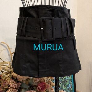 ◆再お値下強化中◆MURUA◆コルセットベルトブラック 黒