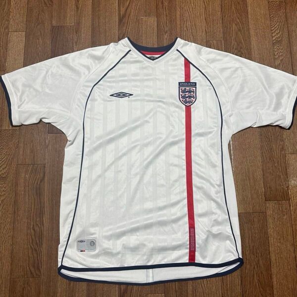 umbro イングランド代表 2002年日韓W杯 ユニフォーム サッカーシャツ