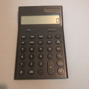±0 プラスマイナスゼロ 電卓 (ブラック) ZZD-Q010 (B)