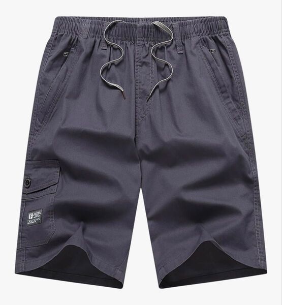 ショートパンツ カーゴパンツ ハーフパンツ メンズウエスト調整紐 薄手4XL