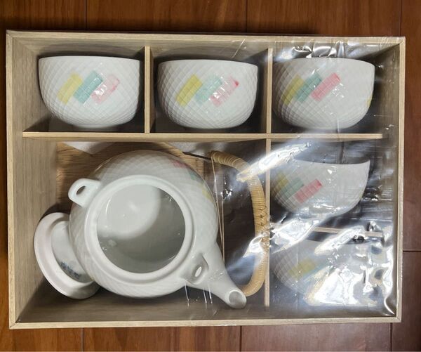 【有田焼 古陶窯 茶器セット 急須① 湯呑み⑤】木箱