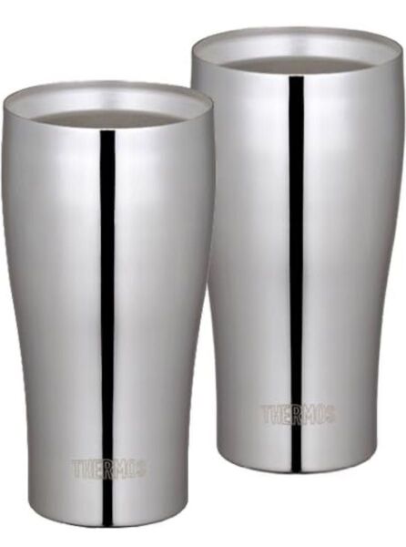 【未使用に近い】THERMOS 真空断熱タンブラー JCY-400GP1 2個セット ステンレス