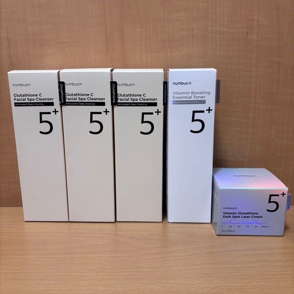 新品未開封 5点 numbuzin ナンバーズイン 5番 白玉グルタチオンC