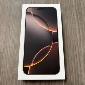 【新品未開封】iPhone16 pro Max 256G デザートチタニウム