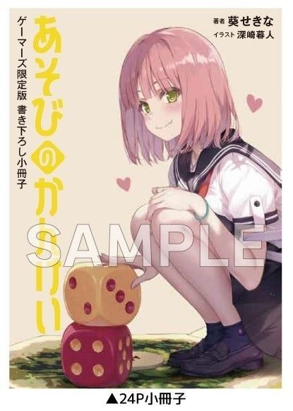 あそびのかんけい ゲーマーズ限定版 書き下ろし24P小冊子&葵せきな先生書き下ろし8Pブックレット付き 新品未開封