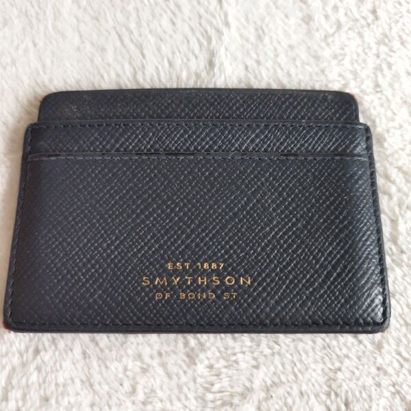 SMYTHSON スマイソン レザー カードケース 定期入れ 名刺入れ