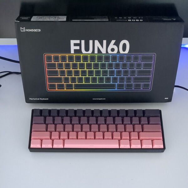 fun60pro ローズゲーミングキーボード