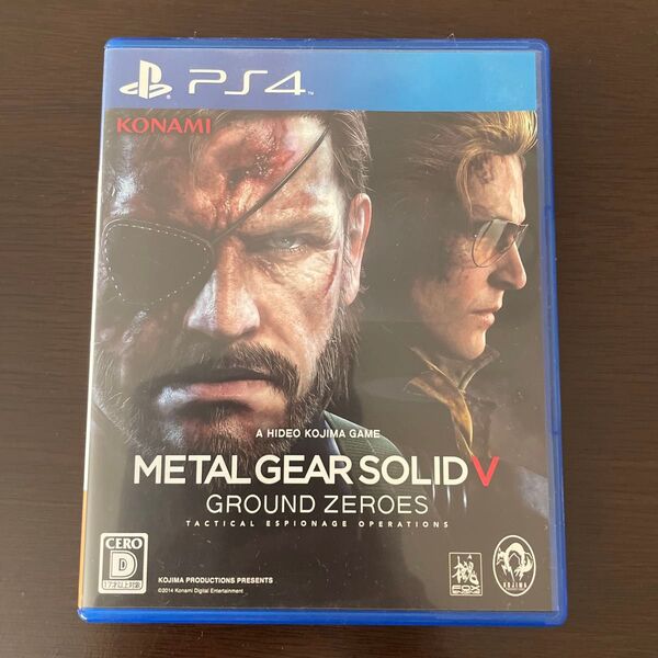 METAL GEAR SOLID V GROUND ZEROES PS4