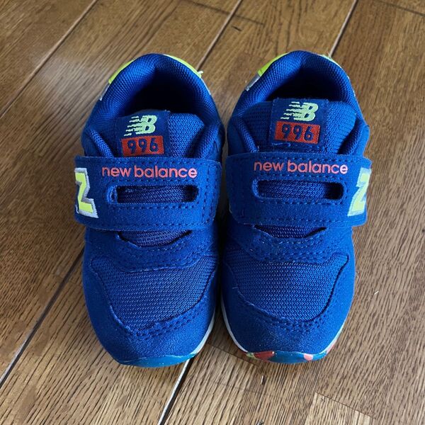 new balance 996 スニーカー キッズ ブルー 14cm