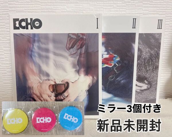 BTS JIN ジン ECHO アルバム 3形態セット 新品未開封 Weverse global 特典ミラー3個付き