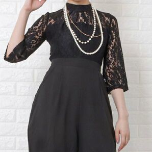 【新品Lサイズ】オールインワンタイプのパンツドレス