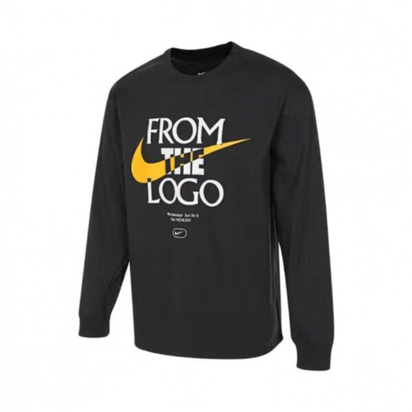 NIKE ナイキ ロングスリーブ 長袖Tシャツ ロンT マックス 90 コットン ブラック系 サイズL◇新品未使用タグ付正規品◇