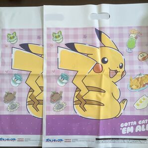 ポケットモンスター ピカチュウショッパー2枚セット
