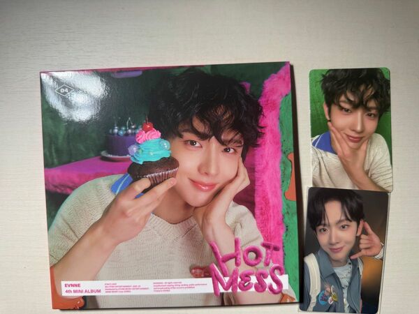 EVNNE hot mess スンオン デジパック アンニョン会限定特典トレカ付き トレカ CD グッズセット