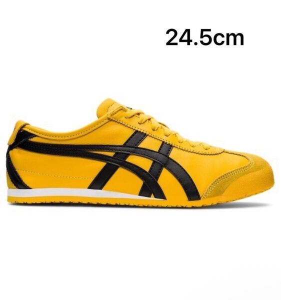Onitsuka Tiger オニツカタイガー スニーカー MEXICO シューズ メキシコ66 yellow 24.5cm 新品