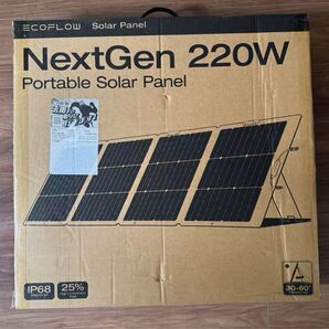 ECOFLOW NextGen 220Wポータブルソーラーパネル