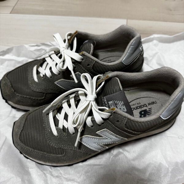 New Balance W574GS グレー スニーカー 24.5センチ ニューバランス