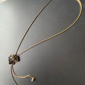 ループネックレス ループタイ ネックレス ゴールド 長さ調節OK