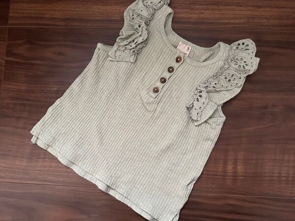 petit main プティマイン ノースリーブ トップス Tシャツ 100