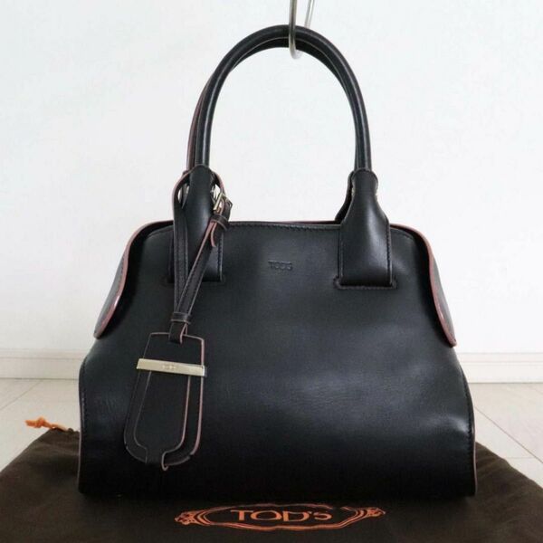 TOD’S トッズ CAPE ケープ バッグ ミニ レザー ハンド トートバッグ