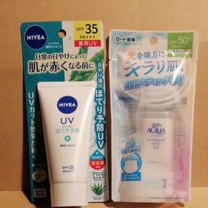 ニベア スキンアクア 日焼け止め 2点セット