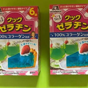 新品 森永製菓クックゼラチン100%コラーゲン12本料理お菓子健康的アンチエイジングシワ効果美容