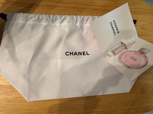 CHANEL シャネル CHANCE チャンス オー タンドゥル オードゥ パルファム 1.5ml + 巾着ポーチ