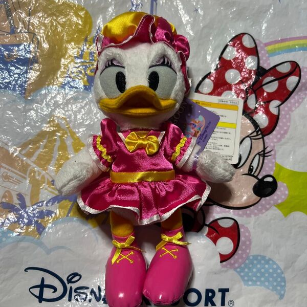 ディズニーシー マーメイドラグーン デイジー ぬいぐるみバッジ タグ付き 海底 ぬいば ぬいぐるみバッチ
