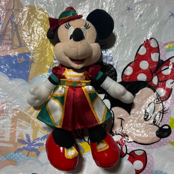 ディズニーシー ミニー ぬいぐるみバッジ ホライズンベイ ディズニー ぬいぐるみバッチ