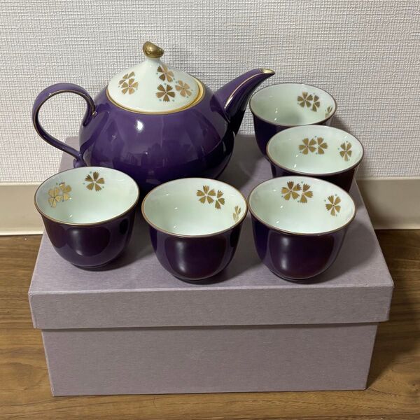 織部焼 お茶セット 急須 湯呑み