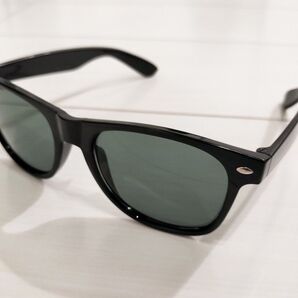 新品 サングラス グレーレンズ メガネ ウエリントン 大きめ 大きい メンズ レディース ウェリントン グリーン