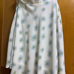 フレアスカート 花柄 総柄 膝丈