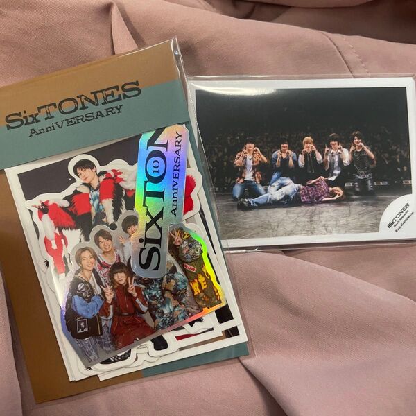 SixTONES Anniversary ミニフォトセット ステッカーセット 2点セット ラスト