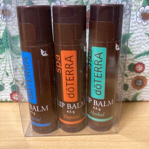 doTERRA ドテラ リップクリーム 3本セット オリジナル トロピカル ハーバル