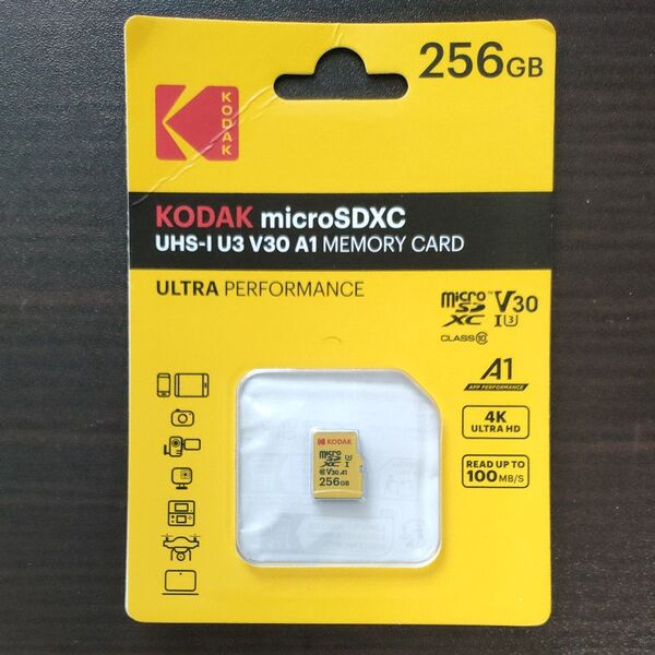 Kodak microSDXC 256GB UHS-I U3 V30 A1