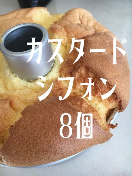 全国発送 カスタード8個 1ホール分 シフォン
