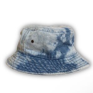 デニム タイダイ柄 バケットハット バケハ 帽子 ユニセックス Hat Bucket Denim