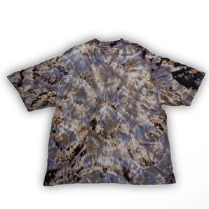 マルチタイダイ柄 総柄 オーバーサイズ 半袖Tシャツ BIOTOP T69