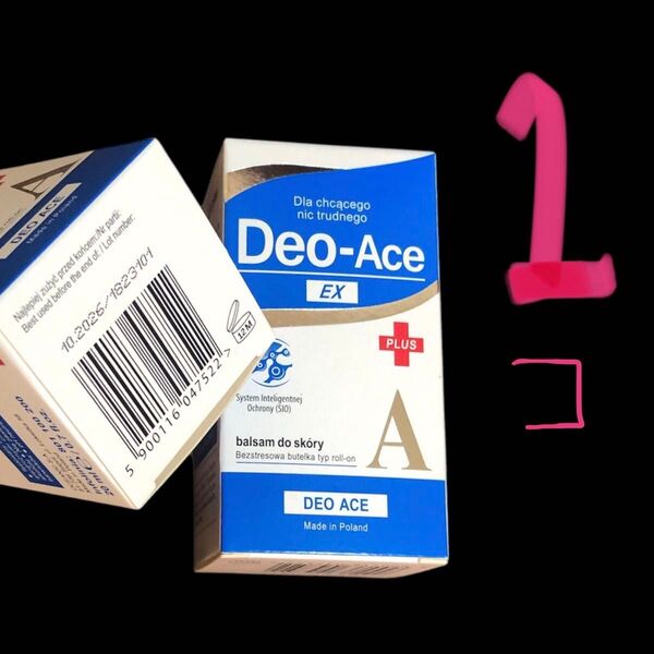 デオエース ロールオン 20ml×1個 制汗剤 ワキガ 臭い対策 男女兼用 Deo-Ace 肌に優しいアルコールフリー