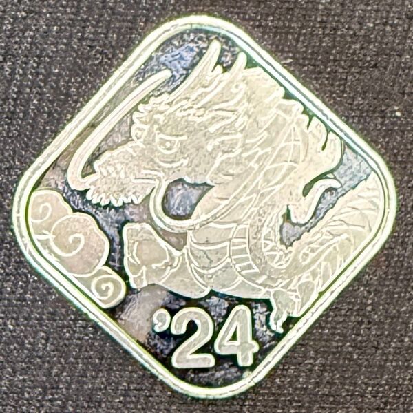 2024年 桜の通り抜け貨幣セットの年銘板 純銀メダル コイン セット出し シルバー