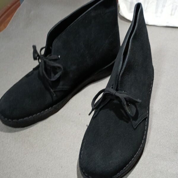 Clarks デザートブーツ US9 ブラック スエード 未使用品
