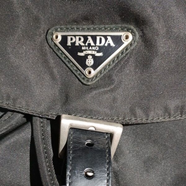 PRADA プラダ 巾着型リュック ブラック レディース