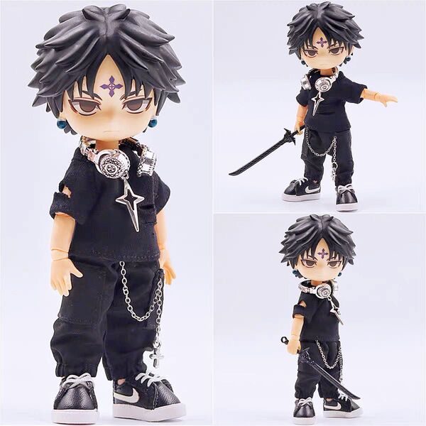 シャツ ズボン 黒 ミニチュア 刀 ヘッドホン ねんどろいどどーる オビツ11 ピコドー9 ピコニーモp ドール 人形 着せ替え