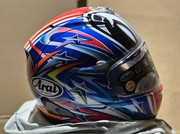新品 Lサイズ Arai RX-7X Nakano Red 2003 ヘルメット 中野真矢