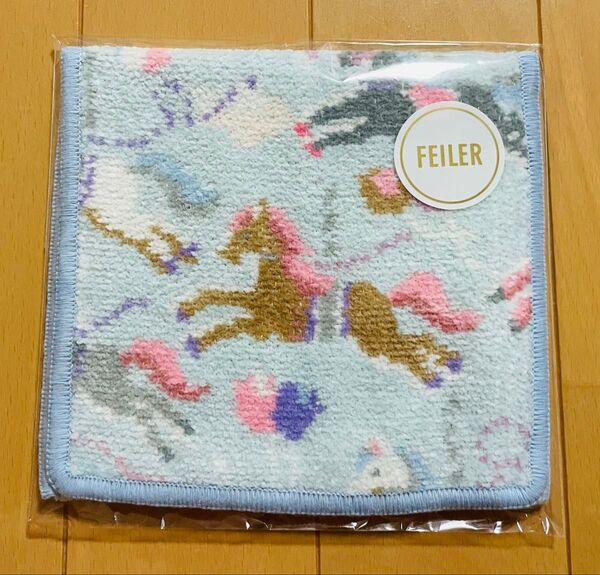 ラブラリーバイフェイラー ラブラリーモクバ ハンカチポーチ ペールブルー(WEB限定) FEILER