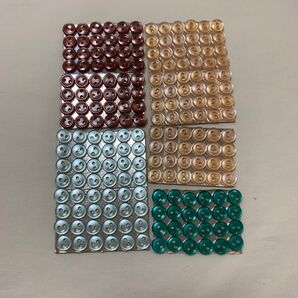 ボタン チカラボタン 茶水肌緑 計192個