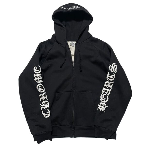 90s old CHROME HEARTS クロムハーツ ダブルフェイス ジップパーカー